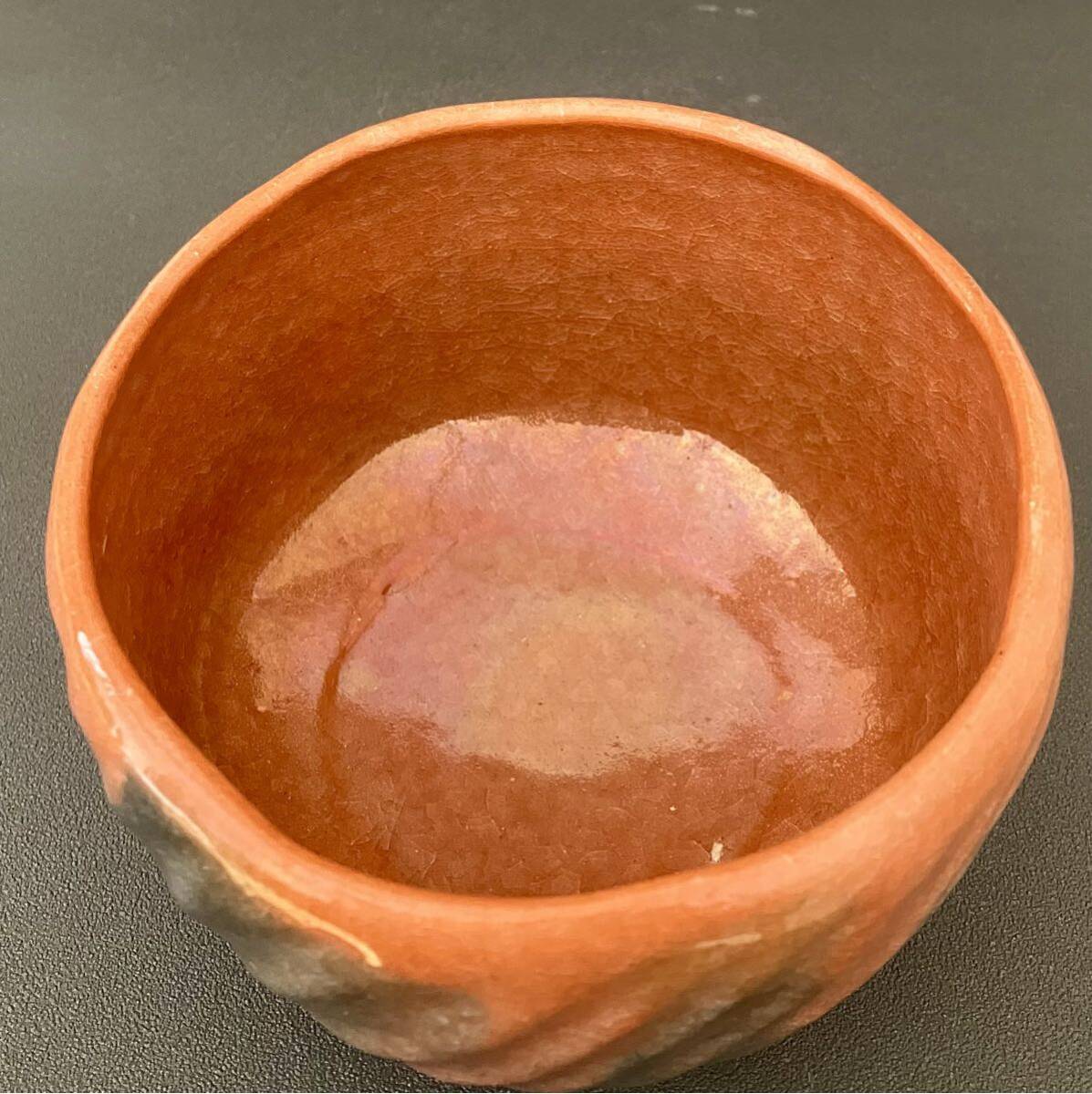 十四代楽吉左衛門 (覚入) 鵬雲斎書付箱 赤茶碗 銘：関茶道具 楽茶碗 本物保証_画像6