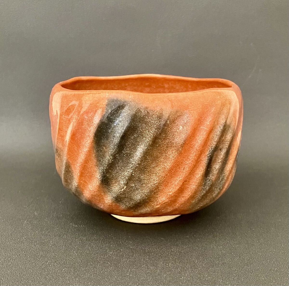 十四代楽吉左衛門 (覚入) 鵬雲斎書付箱 赤茶碗 銘：関茶道具 楽茶碗 本物保証_画像2