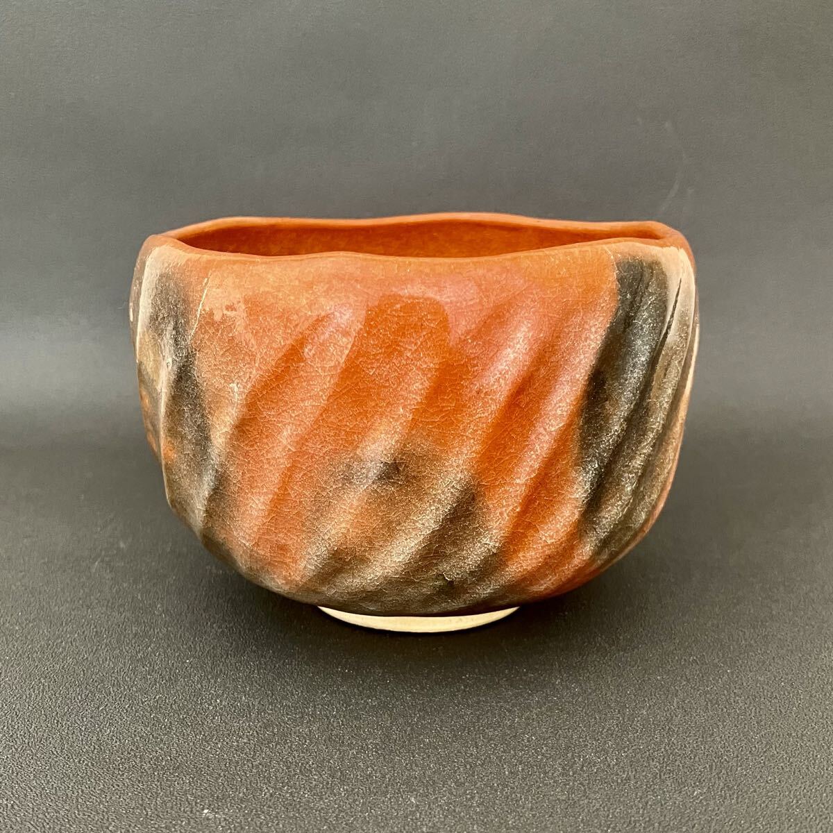 十四代楽吉左衛門 (覚入) 鵬雲斎書付箱 赤茶碗 銘：関茶道具 楽茶碗 本物保証_画像1