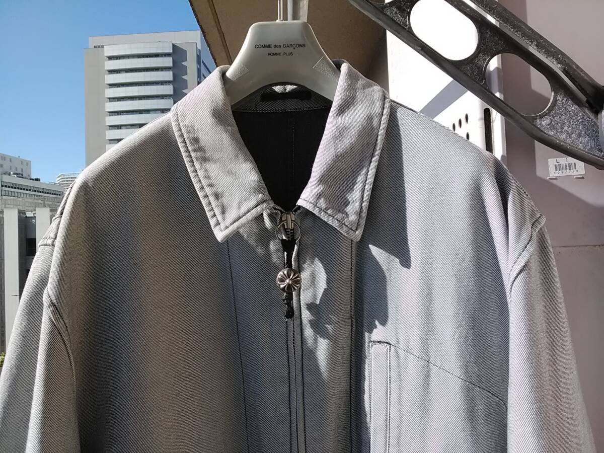 本物【1991】コムデギャルソン 【2003】クロムハーツ カスタムデニムジャケット commedesgarcons CHROME HEARTS クロスボール オムプリュス_画像2