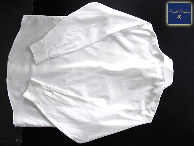 ★100円スタート！ブルックスブラザーズ BROOKS BROTHERS アクティブドレスシャツ 長袖 Mサイズ 希少品 ブルックスプレミアム・ホワイト _画像8