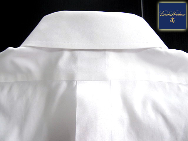 *500 иен старт! Brooks Brothers BROOKS BROTHERS активный сорочка длинный рукав L размер редкий товар Brooks premium * белый 