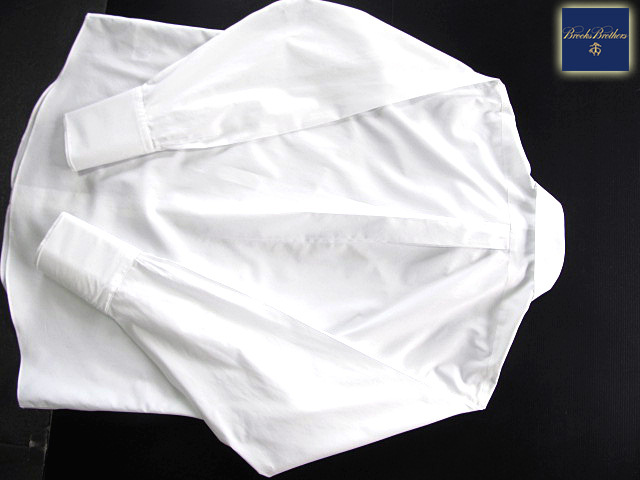 *500 иен старт! Brooks Brothers BROOKS BROTHERS активный сорочка длинный рукав L размер редкий товар Brooks premium * белый 