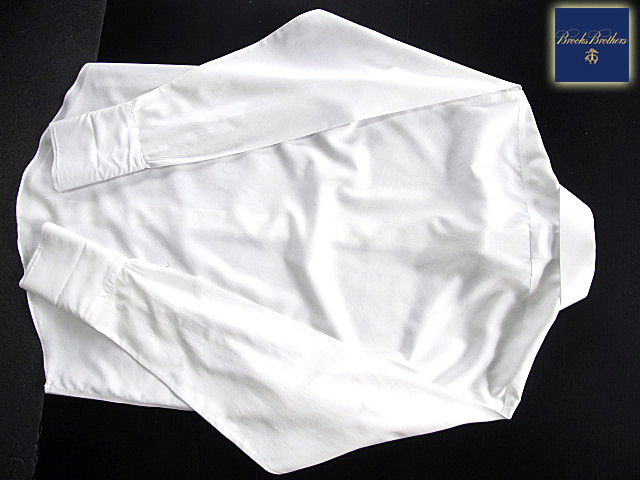 *500 иен старт! Brooks Brothers BROOKS BROTHERS активный сорочка длинный рукав L размер редкий товар Brooks premium * белый 