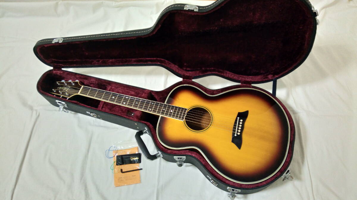 1983 год производства Takamine PT-06S/ Takamine высота . - u кольцо . сильный арка do верх * задний specification электроакустическая гитара Brown предусилитель оригинальный жесткий чехол имеется 