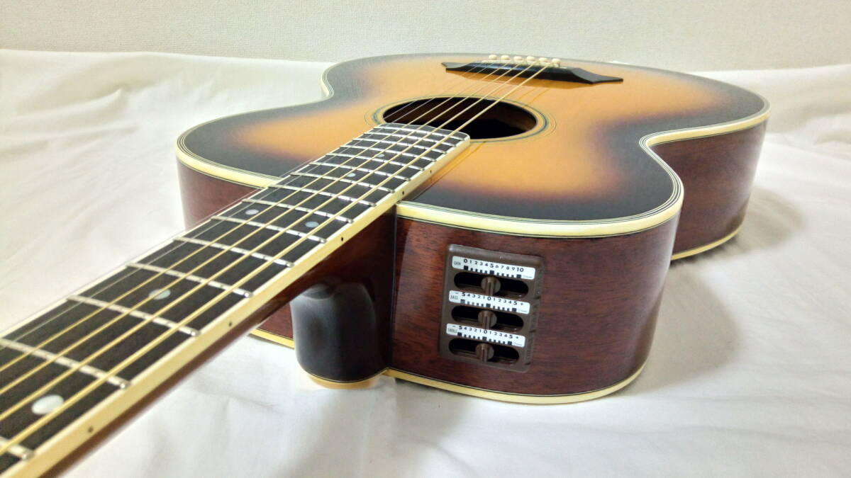 1983 год производства Takamine PT-06S/ Takamine высота . - u кольцо . сильный арка do верх * задний specification электроакустическая гитара Brown предусилитель оригинальный жесткий чехол имеется 