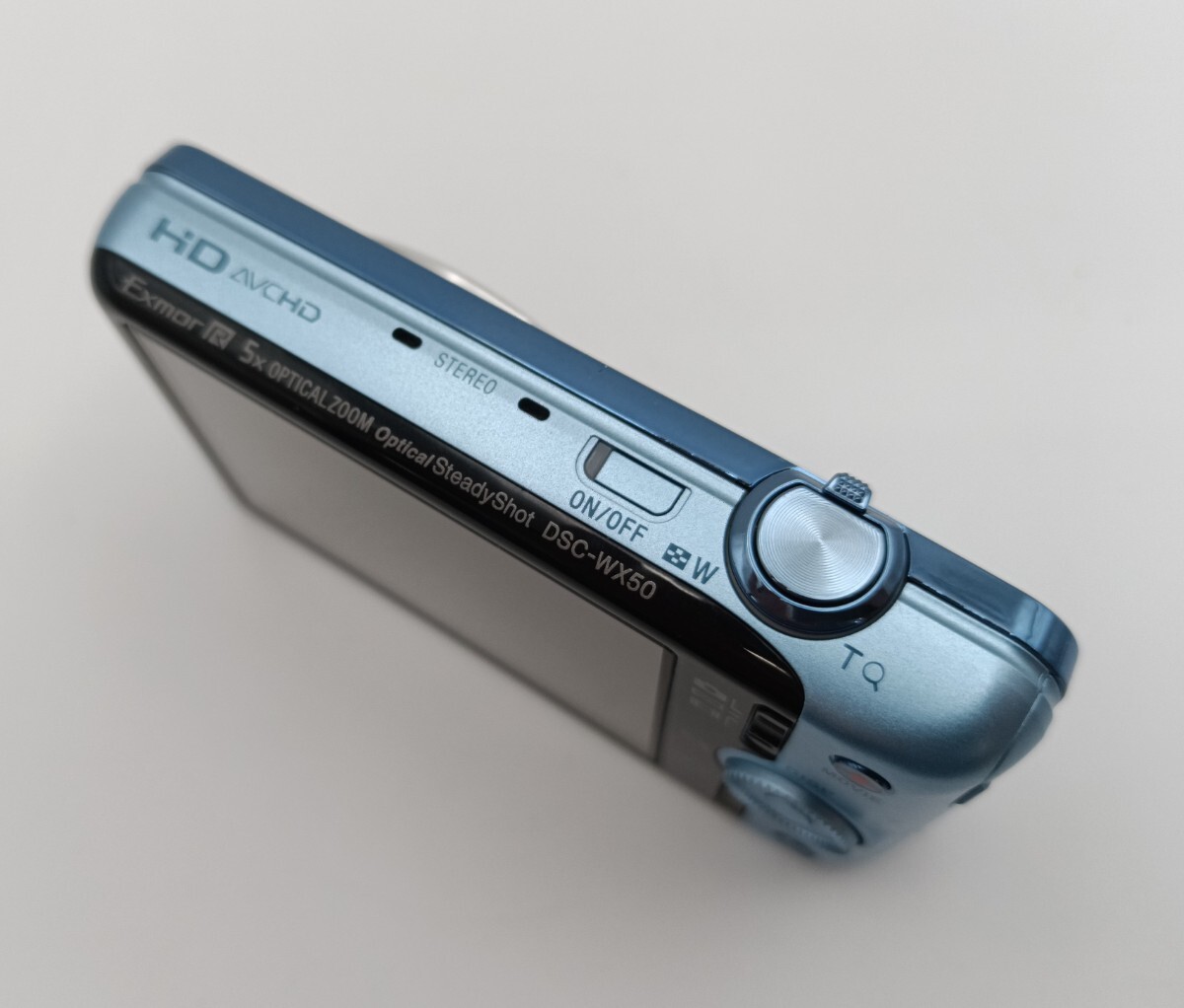 中古 動作品 SONY コンパクトデジタルカメラ Cyber-shot DSC-WX50 デジカメ ブルー ソニー_画像5