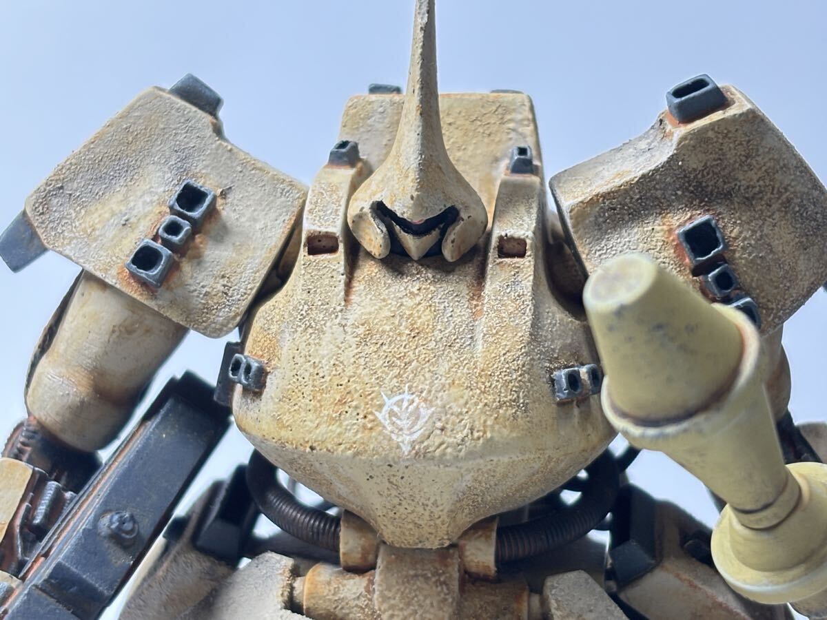 ガンダム　正規品　箱、取説付　多摩工房　1/220 ジオ　素人製作ジャンク品　アクリルケース付_画像9
