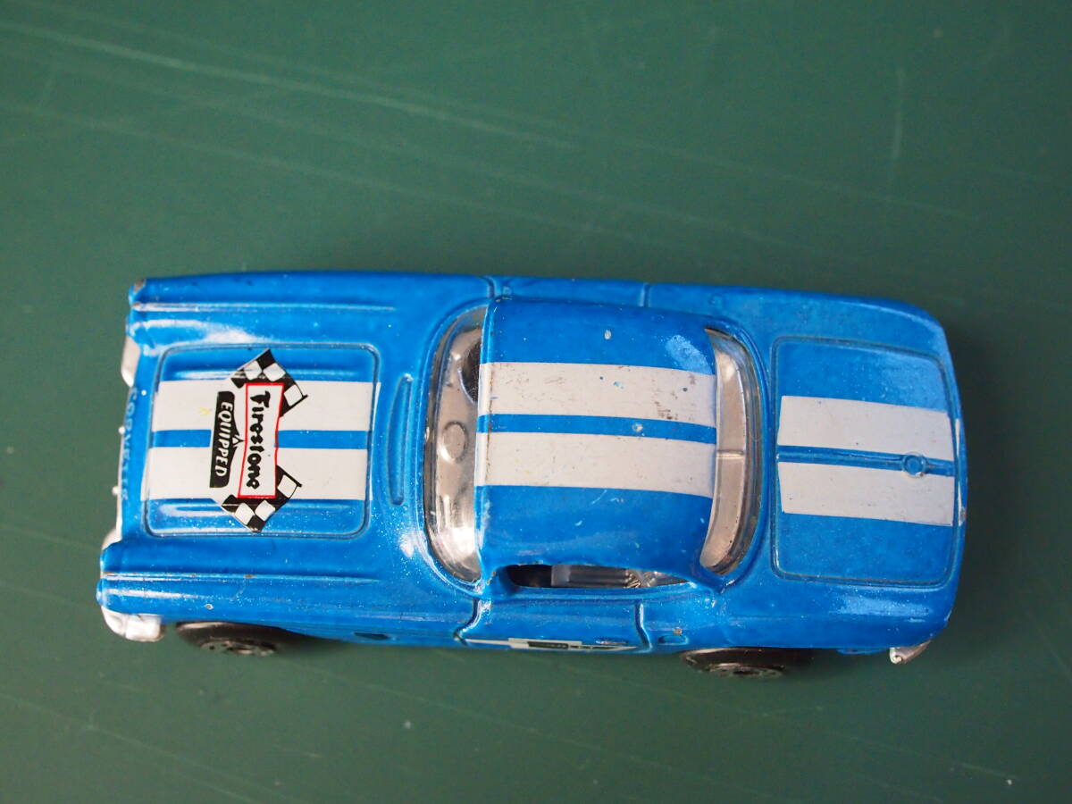 マッチボックス 1962年 シボレー コルベット 青 マカオ製 1/58 本体のみ 外箱無し 中古 ミニカー_画像5