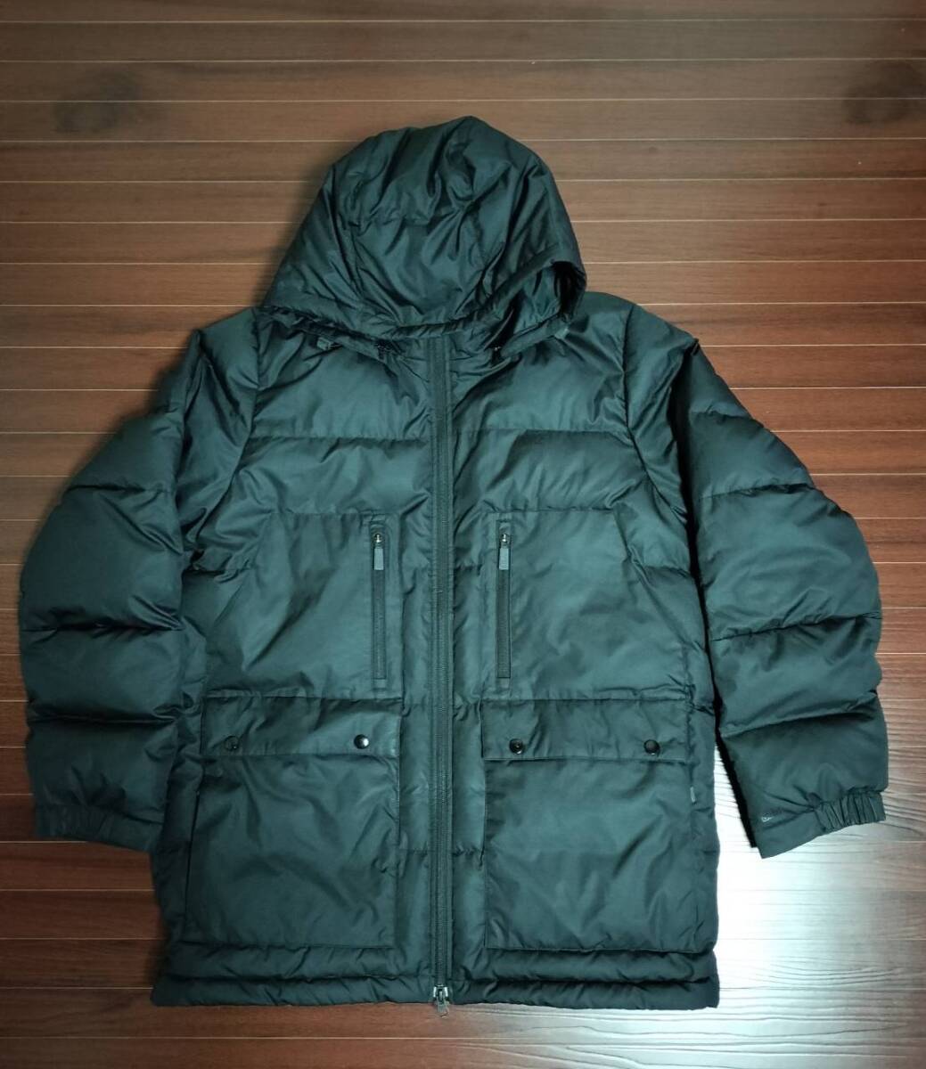 NIKE ナイキ ダウンジャケット XLサイズ メンズ フード取り外し可能 ブラック 美品_画像1