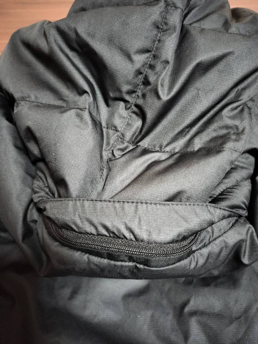 NIKE ナイキ ダウンジャケット XLサイズ メンズ フード取り外し可能 ブラック 美品_画像5