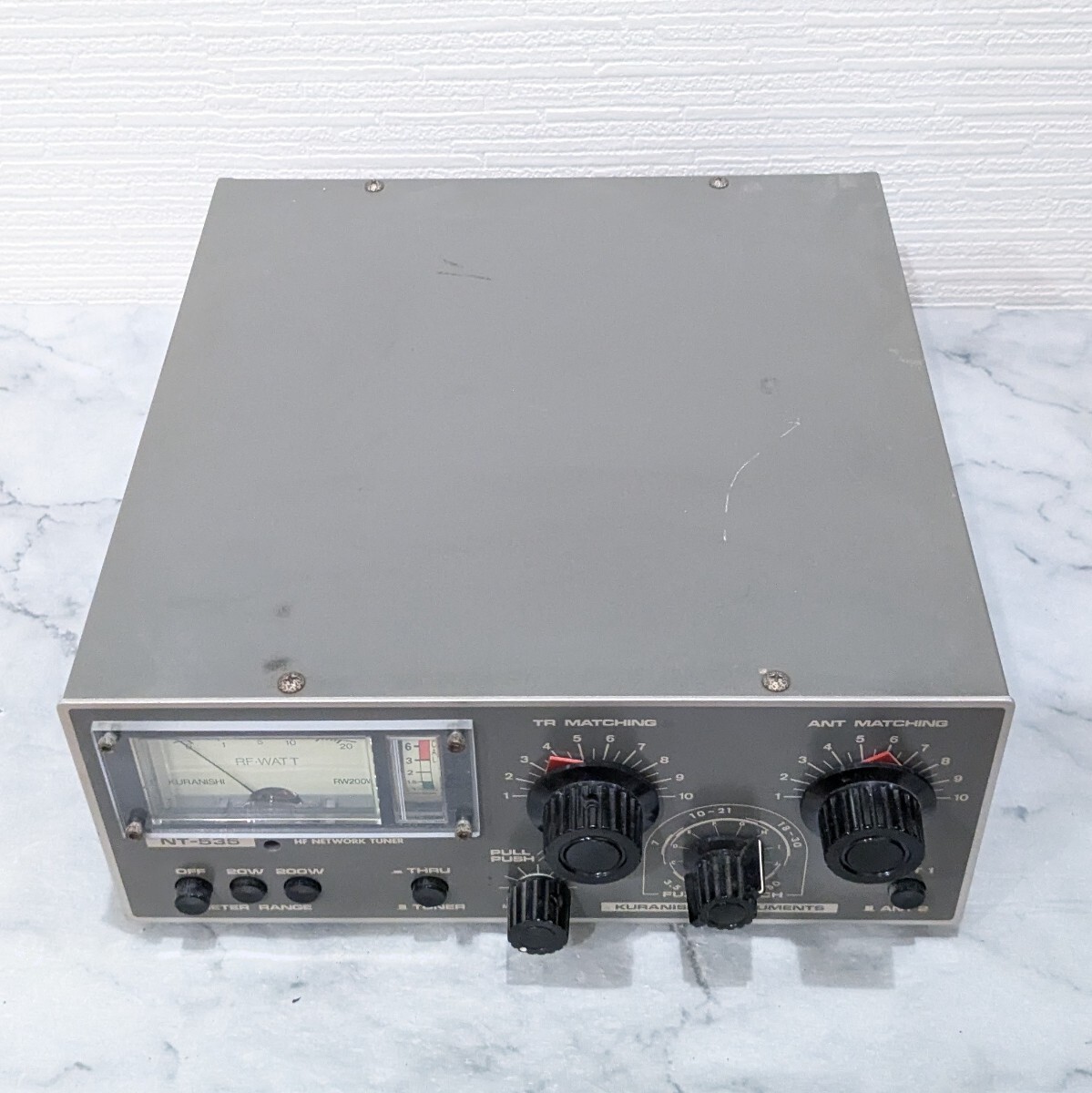 クラニシ KURANISHI NT-535 HF NETWORK TUNER アンテナチューナー 本体のみ KURANISHI_画像4
