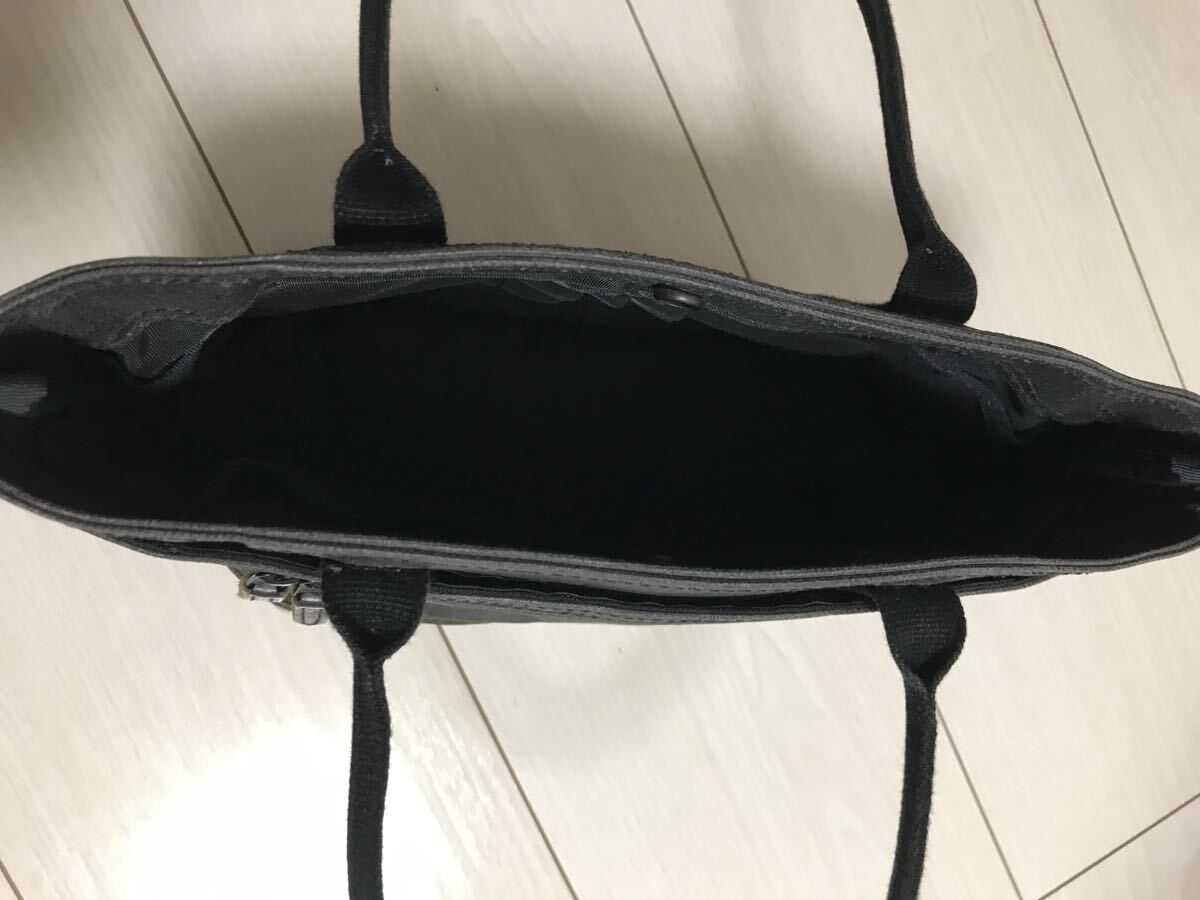 PORTER ☆ポーター フィールド ミニトートバッグ☆コットンキャンバス×本革 吉田カバン ブラック ネイビー ハンドバッグ トートバッグ_画像7