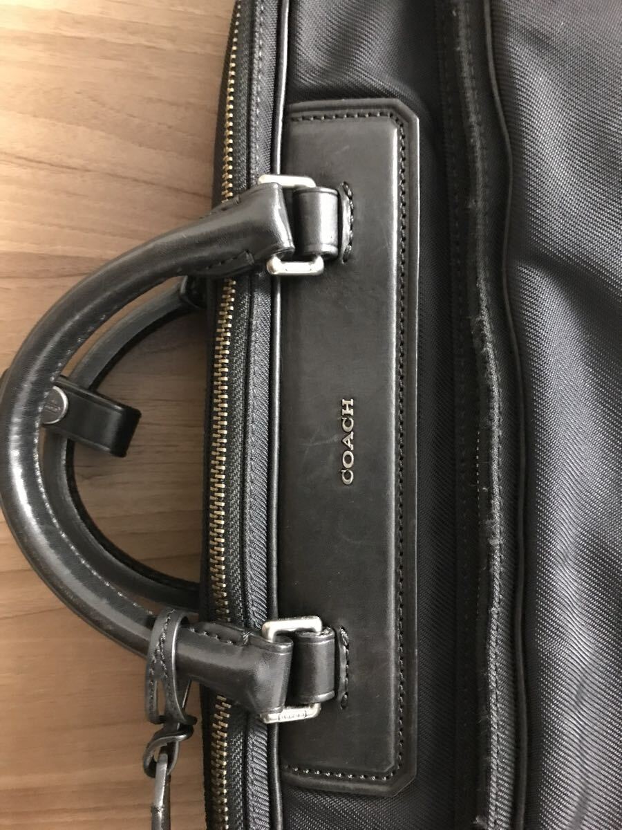 COACH コーチ 3way ビジネスバッグ リュック ショルダーバッグ 大容量 黒 ブリーフケース_画像3
