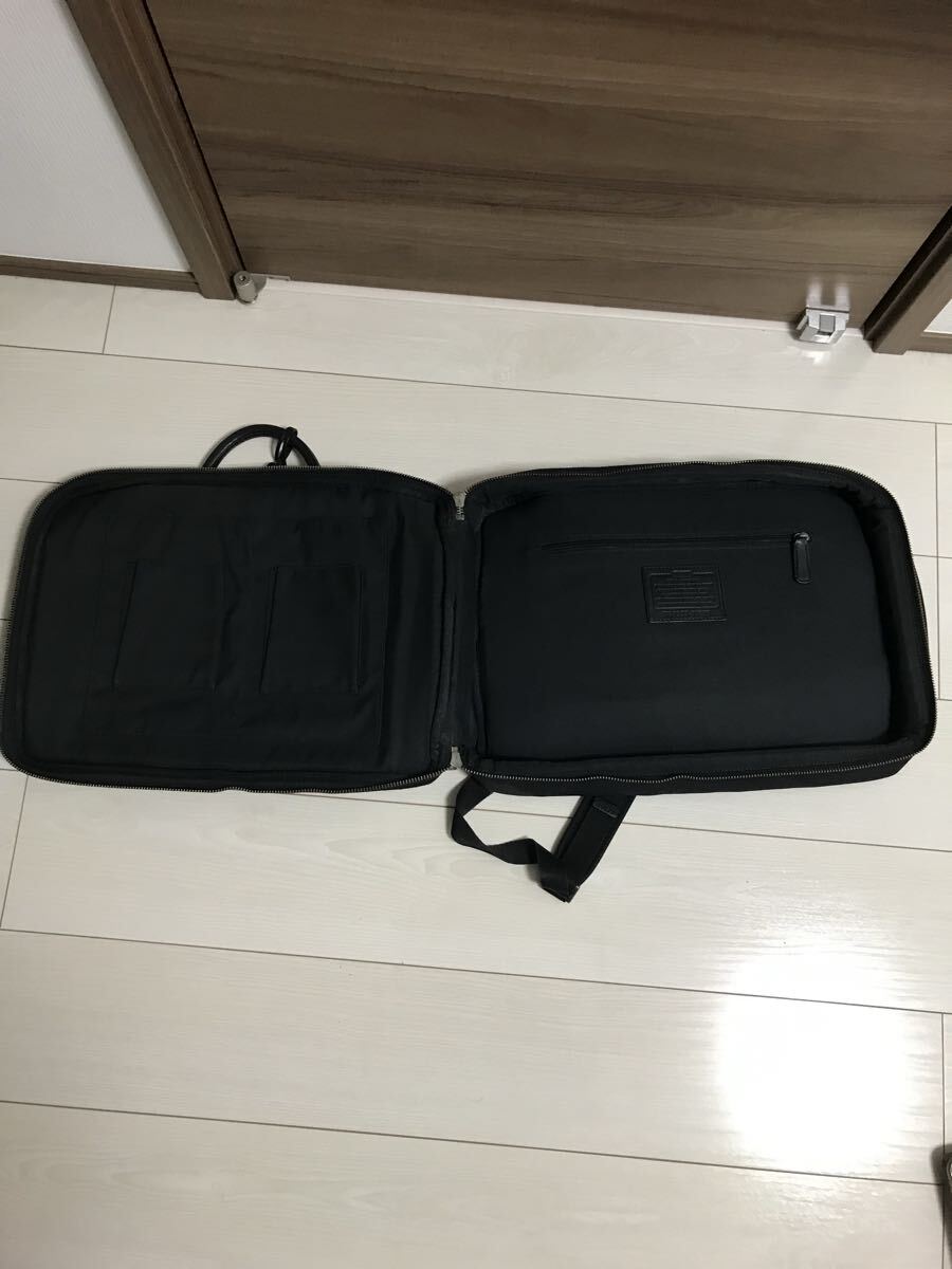 COACH コーチ 3way ビジネスバッグ リュック ショルダーバッグ 大容量 黒 ブリーフケース_画像7