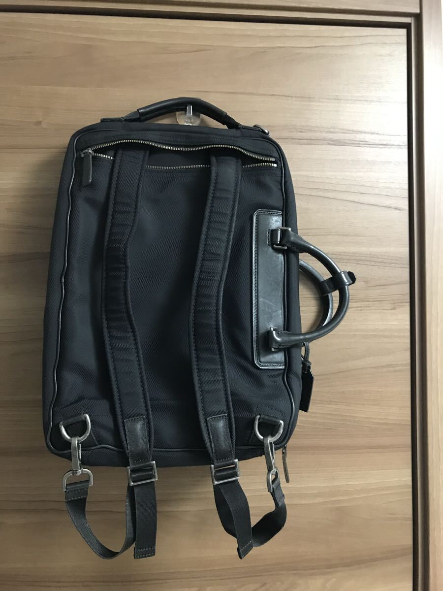 COACH コーチ 3way ビジネスバッグ リュック ショルダーバッグ 大容量 黒 ブリーフケース_画像8
