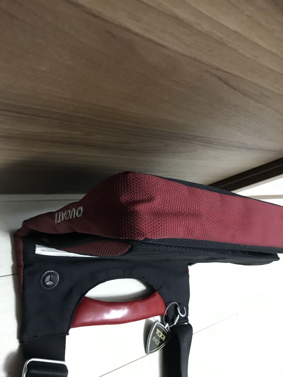 【希少】TUMI×DUCATI ショルダーバッグ 黒/赤 2way ボディバッグ TUMI トゥミ 黒 ナイロン_画像8