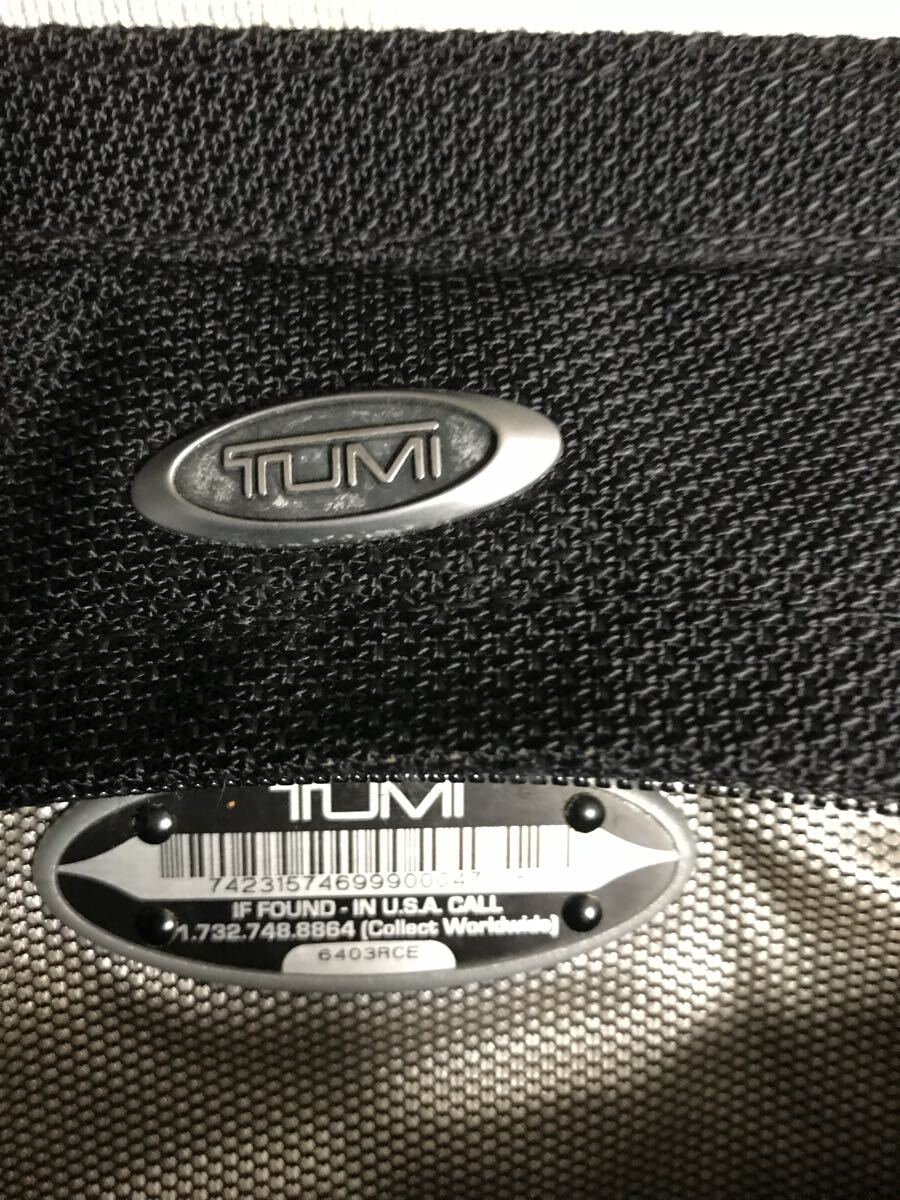 【希少】TUMI×DUCATI ショルダーバッグ 黒/赤 2way ボディバッグ TUMI トゥミ 黒 ナイロン_画像9