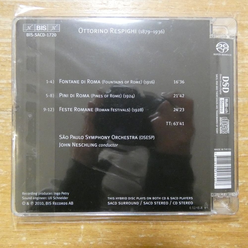 7318599917207;【ハイブリッドSACD】NESCHLING / RESPIGHI:ROMAN TRILOGY(BISSACD1720)_画像2