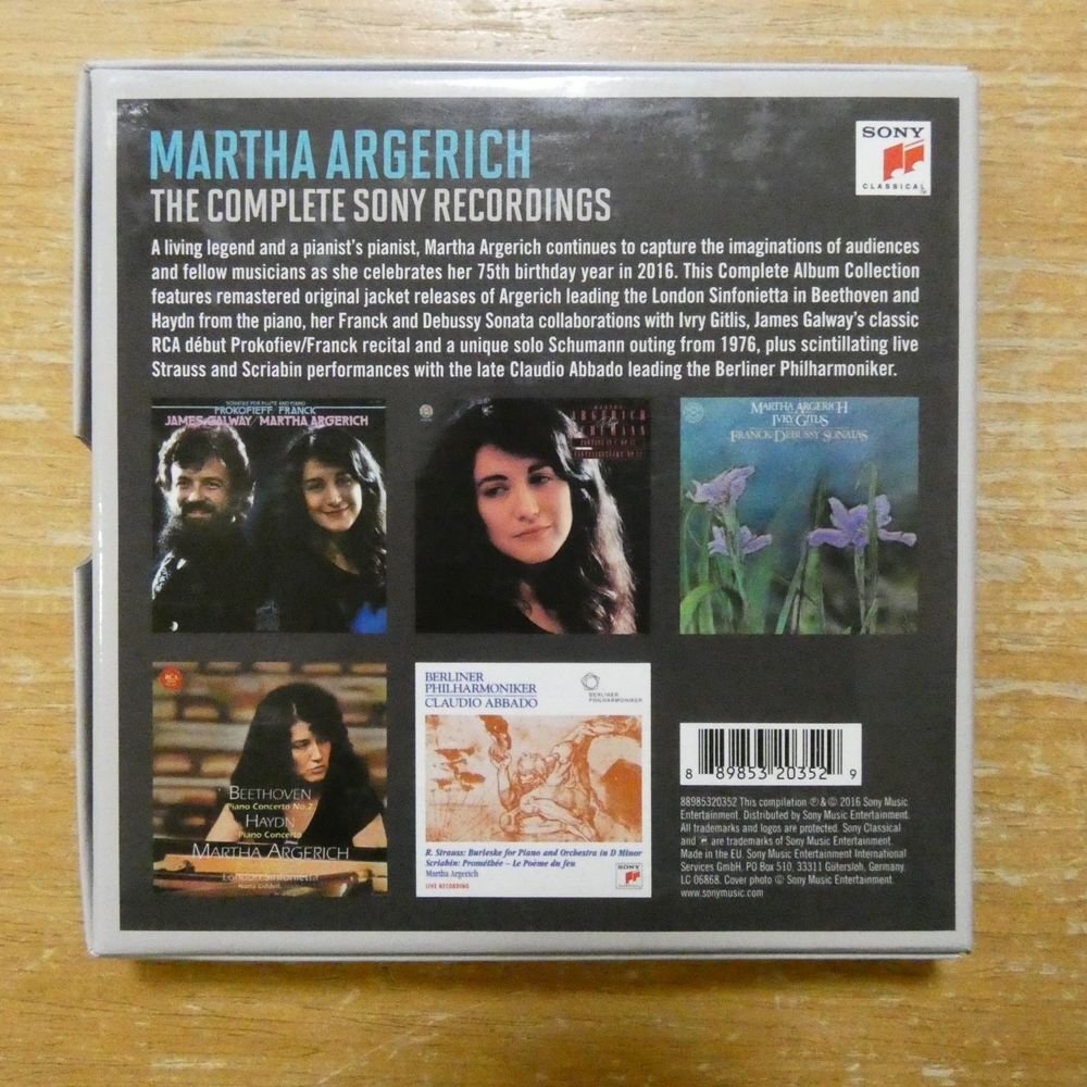 41162809;【5CDBOX】ARGERICH / THE COMPELTE SONY RECORDINGS_画像2