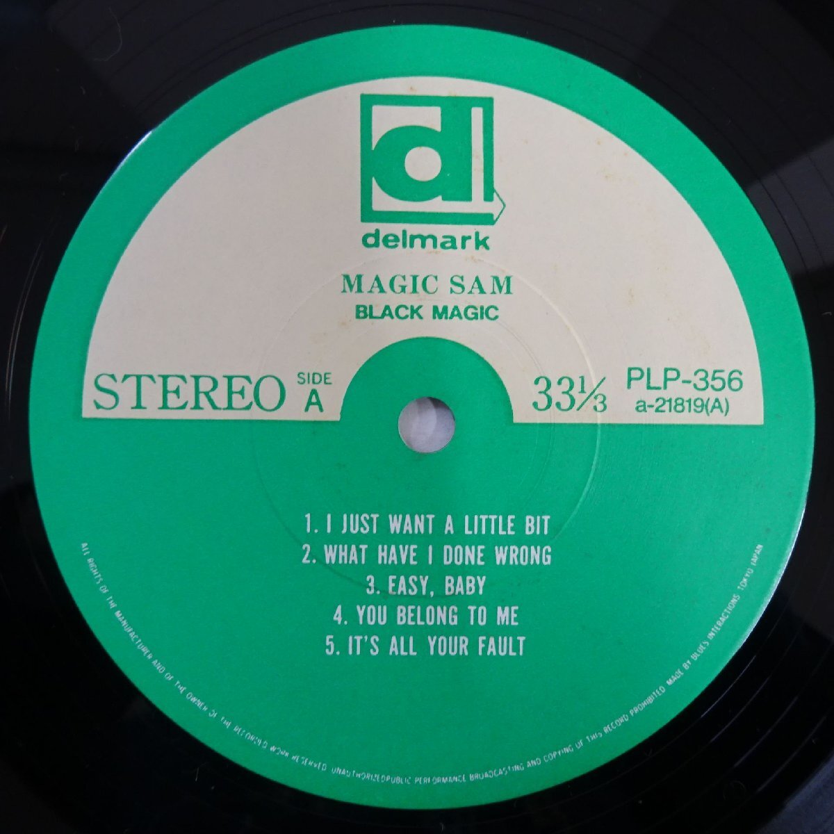 11246510;【美盤/帯付き/Delmark】Magic Sam Blues Band / Black Magic_画像2