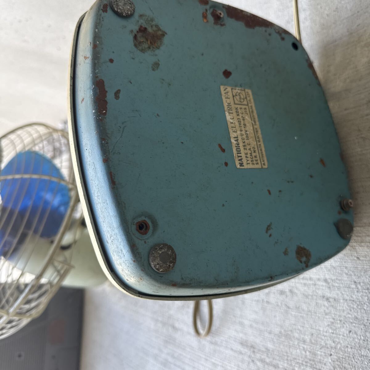 NATIONAL National ELECTRIC FAN TYPE 25KC9-1923KDK 25CM 100V 50-60 вентилятор retro бытовая техника Vintage электризация проверка OK