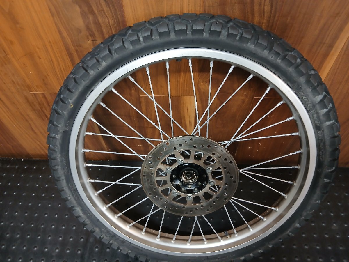 ヤマハ　DT125R　純正　フロントホイール　21×1.60（34X　125㏄　オフロード　YAMAHA絶版2スト　実動動画あり）_画像9