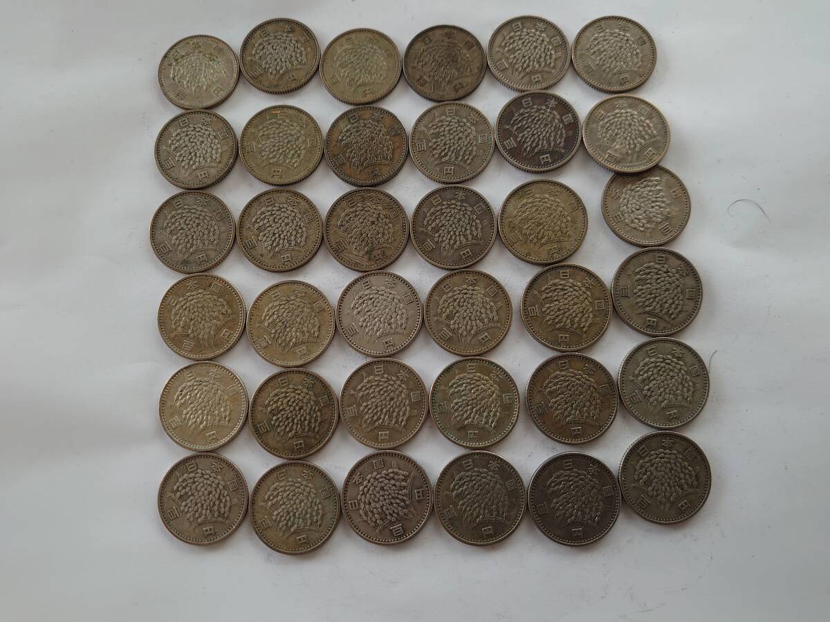 稲１００円銀貨　３６枚_画像1