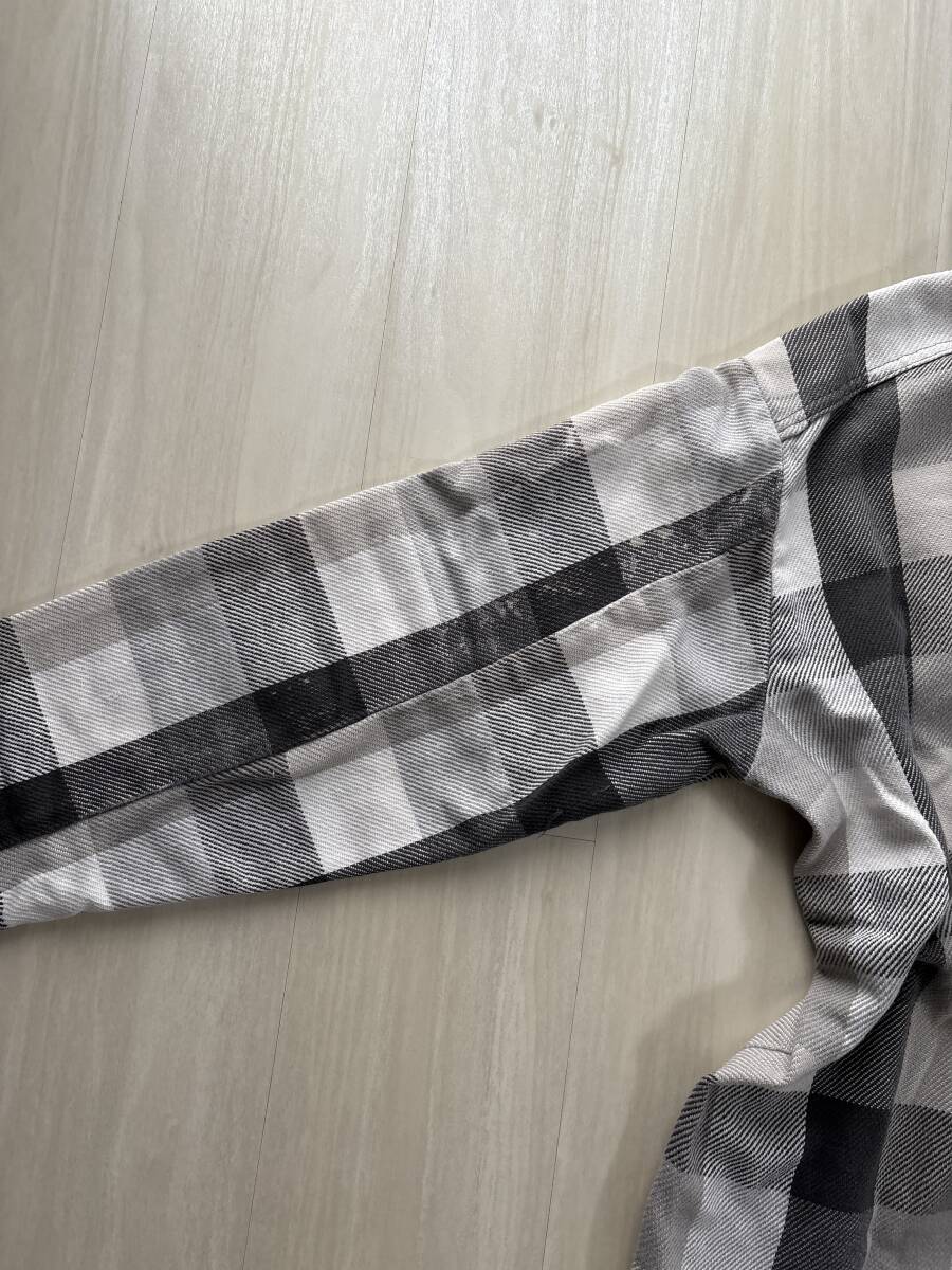 超希少 60s 70s big yank 白 黒 グレー ヘビーネルシャツ )検 vintage オンブレ ネルシャツ ヘビネル マチ USA製 マチネル ヴィンテージ_画像8