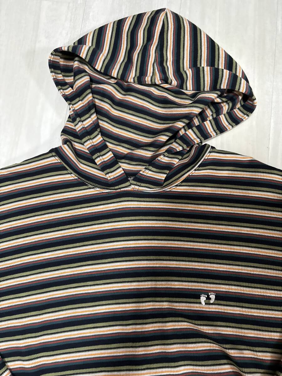 70s Hang Ten ボーダー ロンT パーカー Tシャツ フード )検 オンブレ ネルシャツ ヴィンテージ 60s 80s アメリカ製 PENDLETON ベルベルジン_画像1