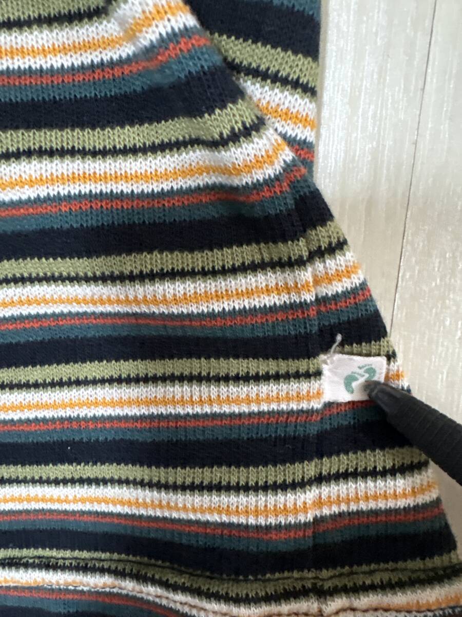 70s Hang Ten ボーダー ロンT パーカー Tシャツ フード )検 オンブレ ネルシャツ ヴィンテージ 60s 80s アメリカ製 PENDLETON ベルベルジン_画像3