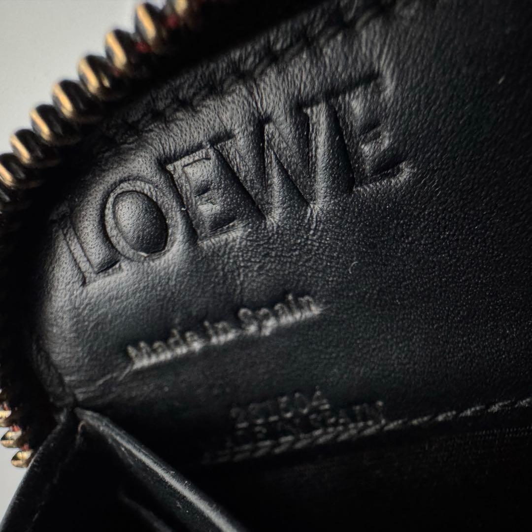 【美品】 LOEWE ロエベ ラウンドファスナー 長財布_画像7