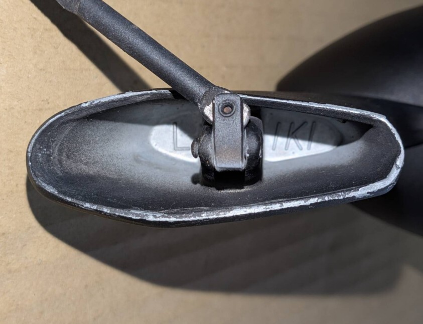 当時物 S30Z IKI製 純正 足長 フェンダー ミラー 左側 L (検 IKI 日産 フェアレディZ 240ZG 240Z Z432 S31 S30 S31Z PS30 HS30 GS30 GS31_画像9