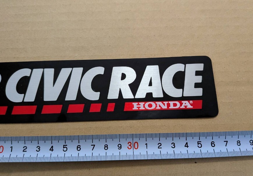 当時物 FF スーパーシビック レース ステッカー ２代目 SR シビック (検 ホンダ HONDA CIVIC SB1 RS AT EF EG テクニカ 生沢徹 黒澤元治 _画像4