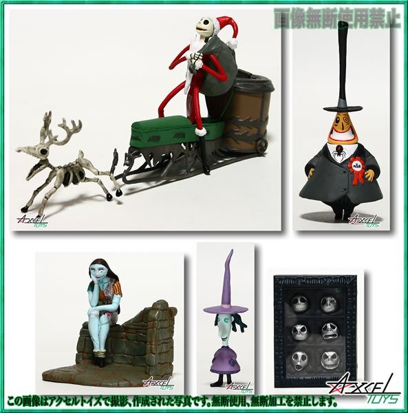 即決) ティム・バートンズ ザ・ナイトメア・ビフォア・クリスマス フィギュアコレクション パート2 全7種セット_画像1
