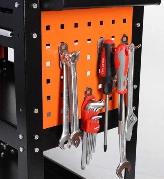 автомобиль ремонт инструмент машина автомобиль ремонт три этаж тележка красота inserting . инструмент шкаф многофункциональный . золотой. тележка.