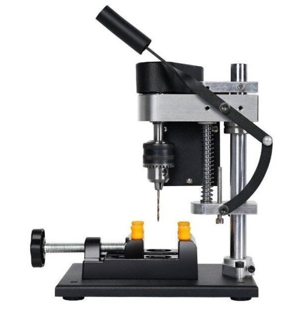  настольный сверлильный станок bench дрель Mini маленький размер DIY скорость регулировка возможность 8500r/min зажимной патрон сверла 0.6-6.5mm металл дерево многофункциональный 