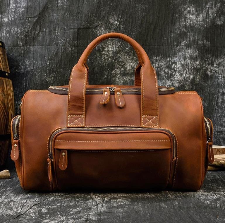  сумка "Boston bag" натуральная кожа мужской кожа путешествие сумка wild путешествие Bang машина внутри принесенный Golf сумка ручная сумка сумка командировка 42cm обувь inserting имеется 