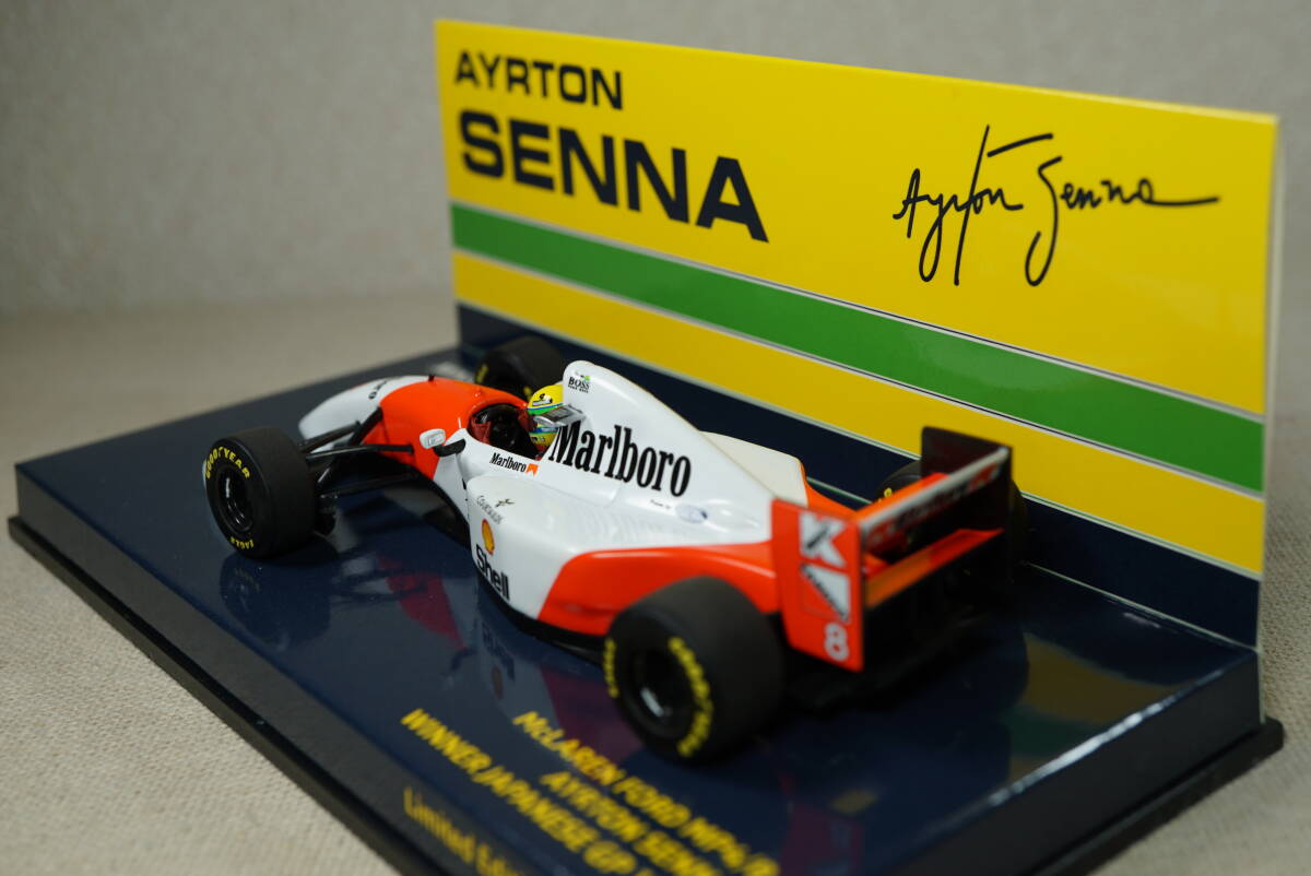1/43 タバコデカール加工 セナ 日本GP 優勝 MINICHAMPS McLaren MP4/8 Ford #8 Senna 1993 F1 Japan winner マクラーレン フォード MP4-8_画像7