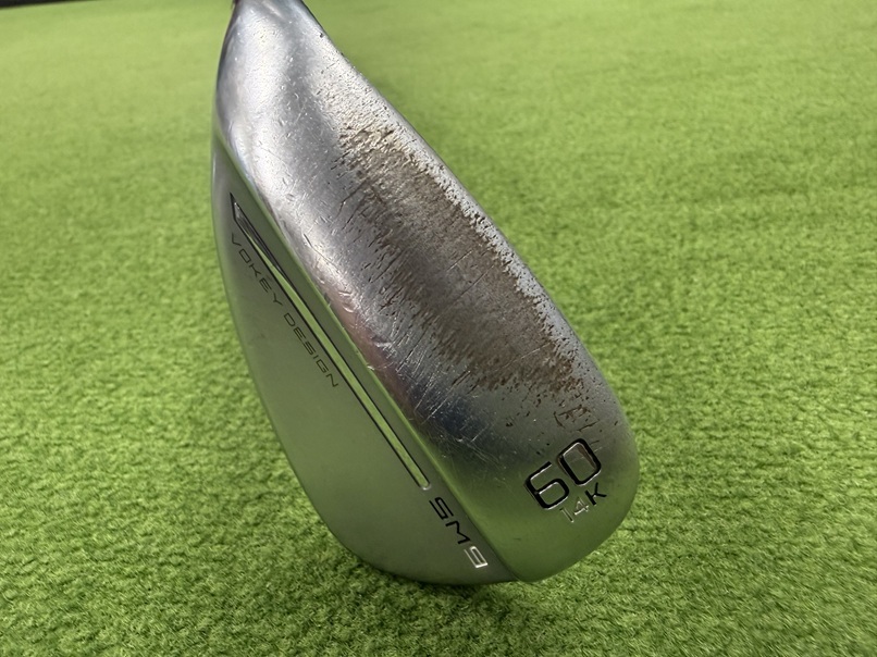 ★1円スタート★左用　タイトリスト　ボーケイウェッジ　SM9　クロムメッキ　60度（14K）　DGウェッジフレックス_画像4