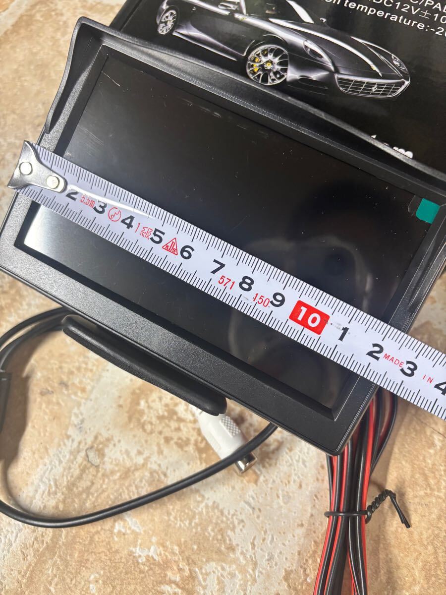 U47/未使用 SECURITY TFT MONITOR 車載セキュリティーシステム_画像4