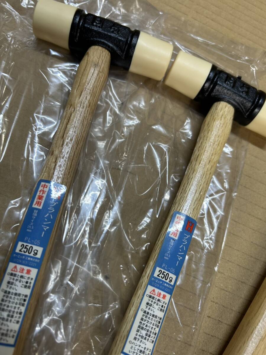 X590/未使用 4本セット プラハンマー 四角玄能 ハンマー 金槌 まとめ売り_画像3
