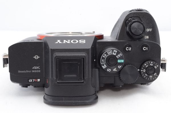  прекрасный товар *SONY Sony α7RIV корпус черный ILCE-7RM4A 6100 десять тысяч пикселей полный размер беззеркальный однообъективный камера * изначальный с коробкой R4954