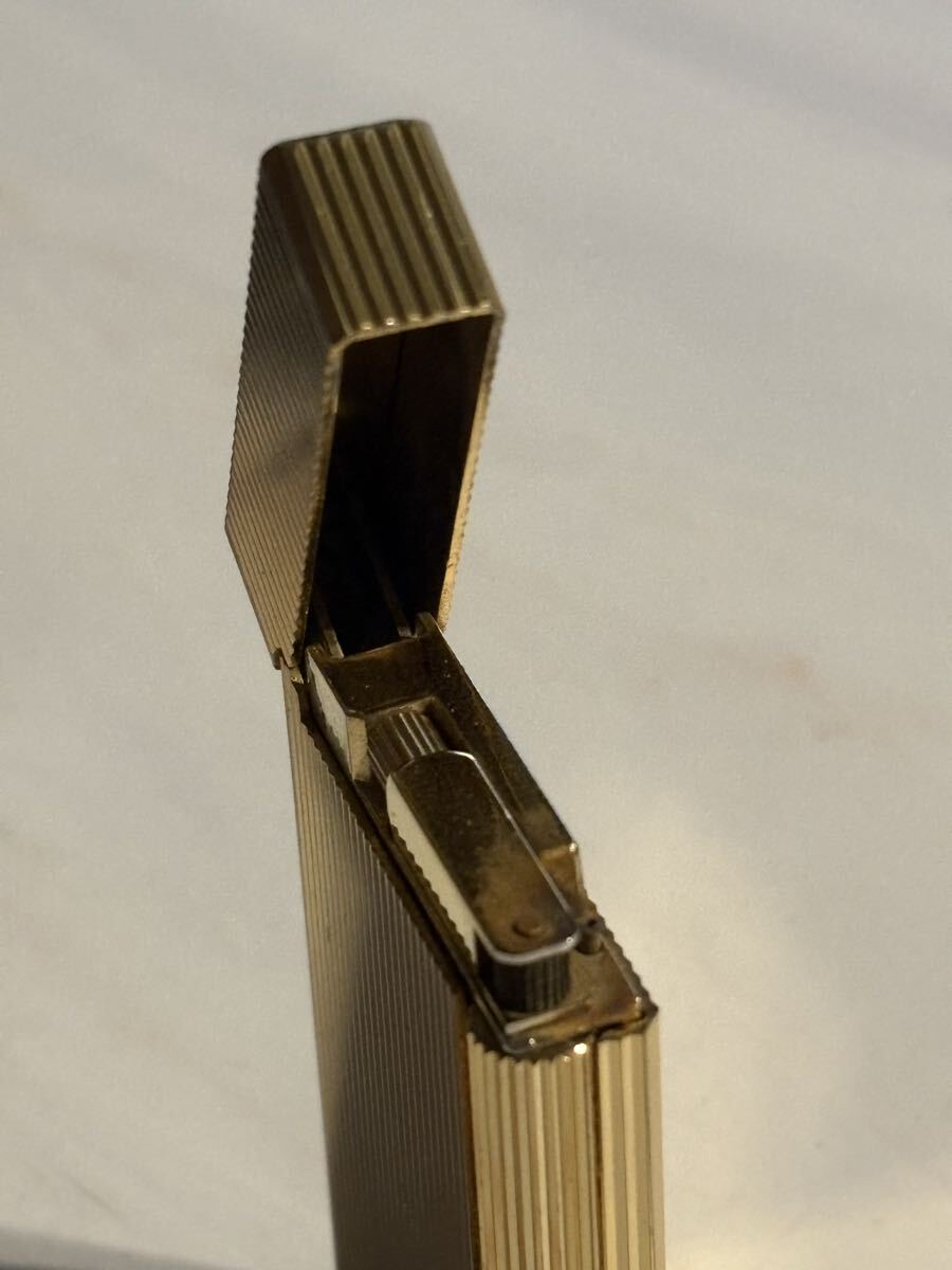 C【A25032004】1円〜 VALENTINE MODE IN FRANCE K18GP ガスライター 喫煙具 喫煙グッズ ライター ゴールドカラー_画像4