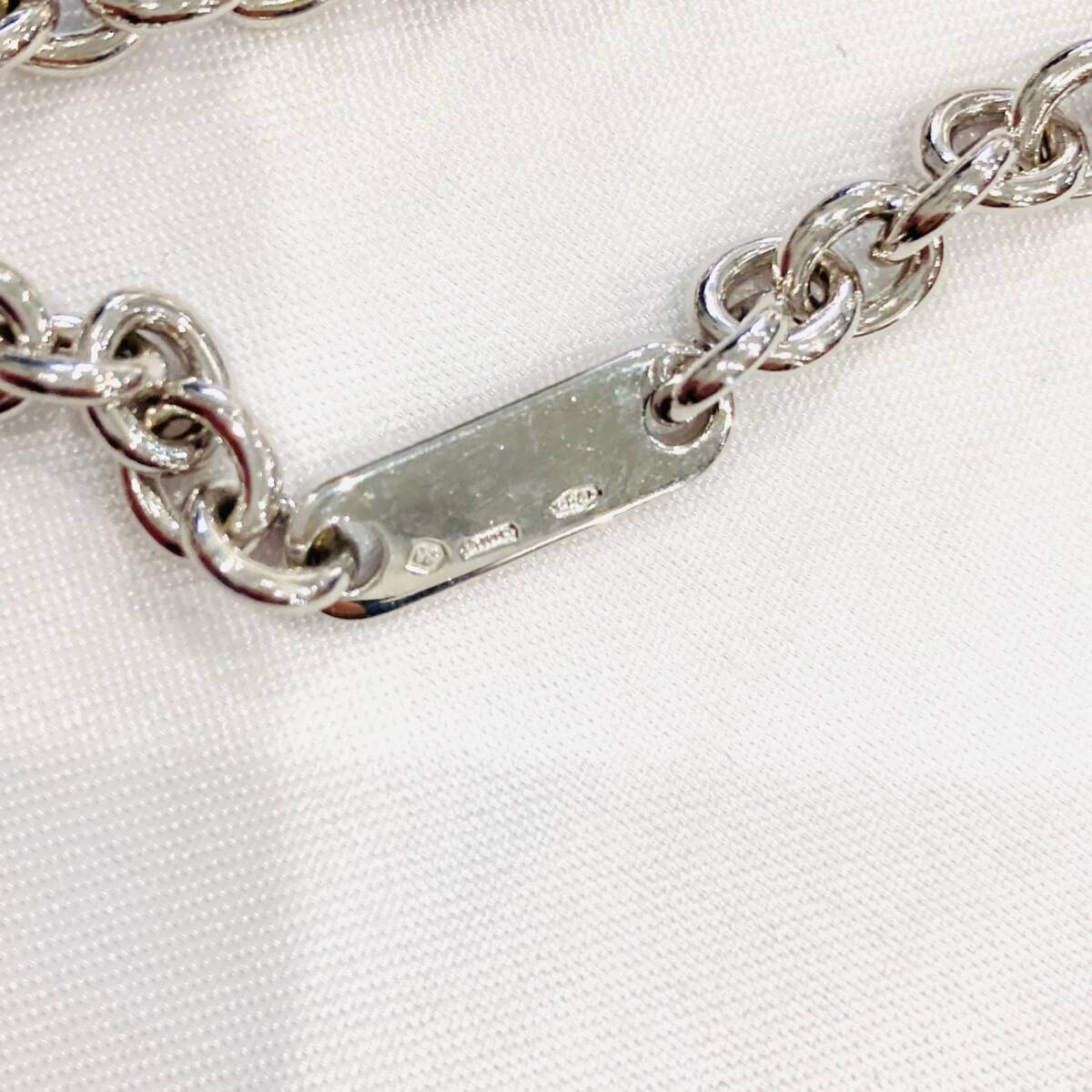 1円~★BVLGARI ブルガリ B.zero1 ビーゼロワン ブレスレット SV925 2337AL シルバー 箱付き S511-3_画像3