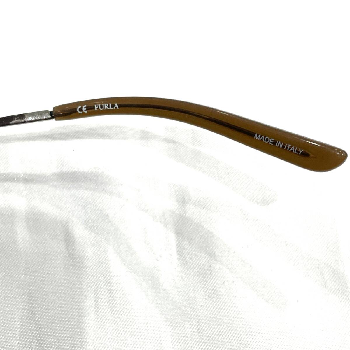 1円～★FURLA フルラ サングラス COUNTRY CHIC SU4050G K01Y イタリア製 ケース付き Y509-95_画像7