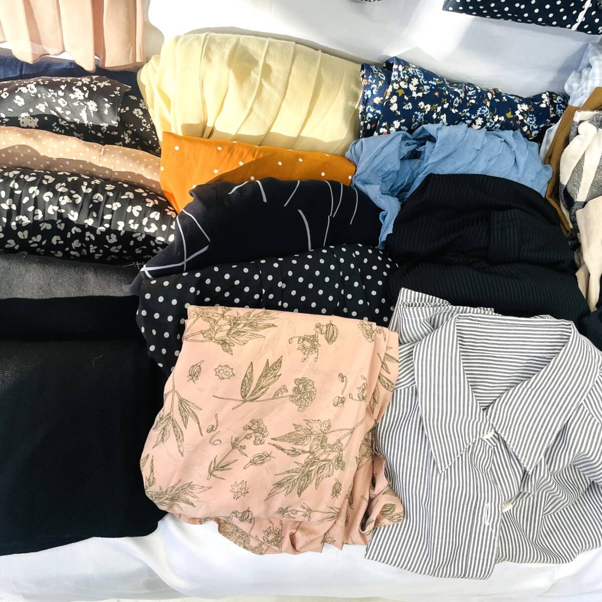 1円～★【41点】レディース スカート ワンピース おまとめ 大量セット ロングスカート シフォン S~L きれいめ 新品同様含む Y511-17_画像3