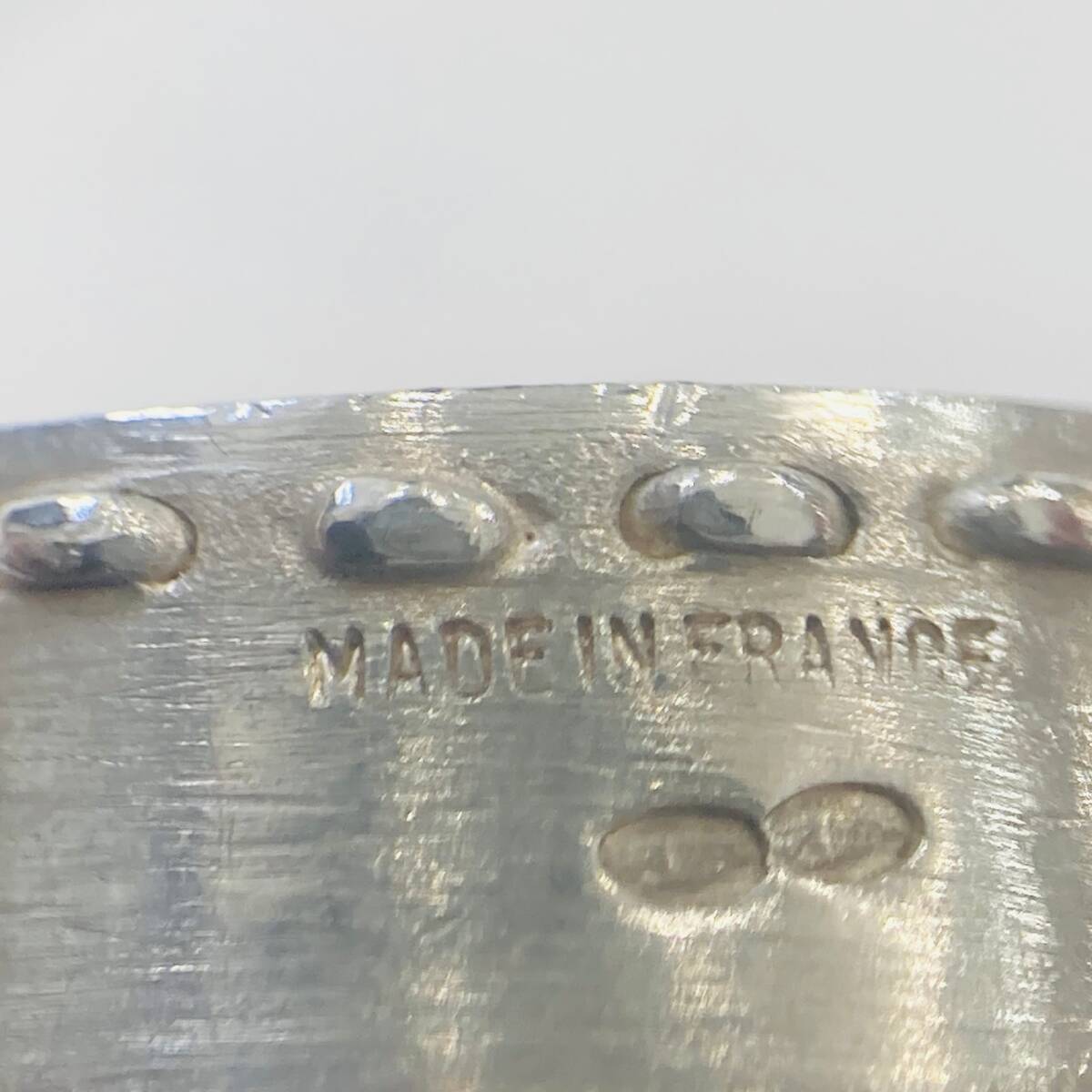 1円～★HERMES エルメス ケリーリング Kelly Ring SV925 ゴールド コンビ 49 南京錠 パドロック 指輪 箱付き S511-2_画像8