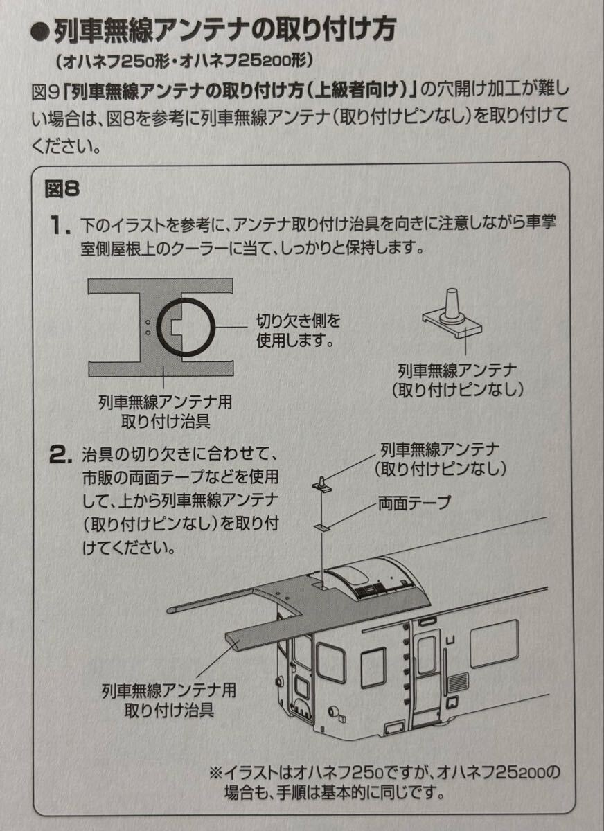 【インレタ、パーツ付き】TOMIX オハネフ25-0 北海道仕様 バラシ(98870)_画像5