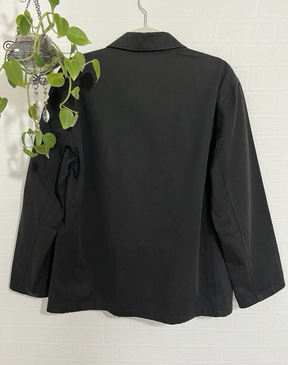★agns b. アニエス・ベー ブラックジャケット 男女_画像2